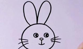 怎样画小兔子 简笔兔子怎么画